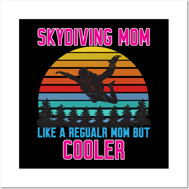 Funny Skydiving Mom-Christmas 2023 Wall Art by Work Memes